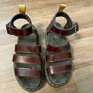 Doc Marten vegan Blaire platform sandals size 7